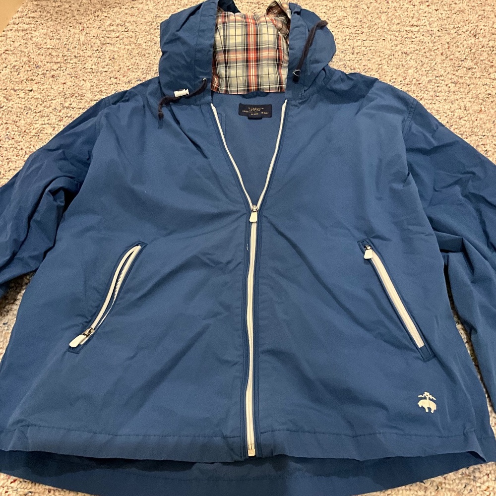Brooks Brother Blue Windbreaker Jacket